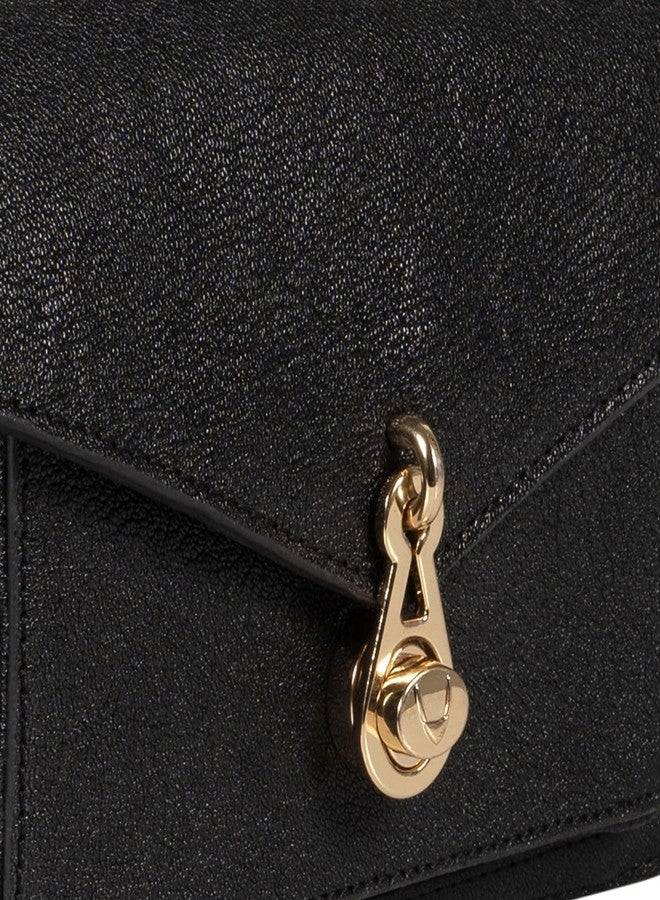 هاي ديزاين حقيبة كتف نسائية سوداء من الجلد الطبيعي من هايدساين ستيرلينغ 01 - Image 4